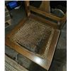 Image 2 : Vintage Wood/Wicker Chair & Tables