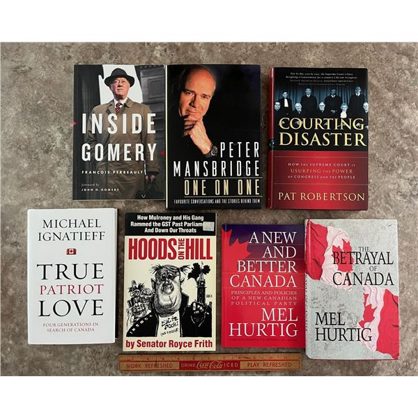 Books on Canadian Politics. Hurtig, Gomery, Mansbridge