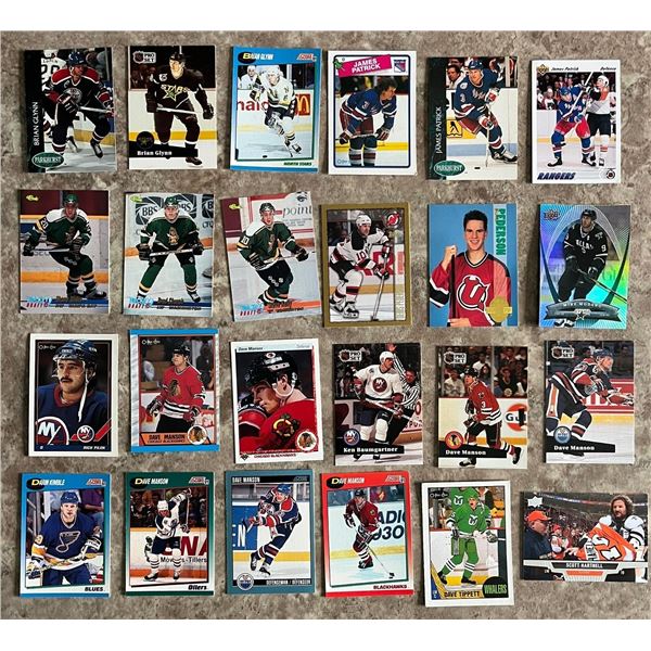P.A. and Raider Hockey Legends. Lot of 24 different cards