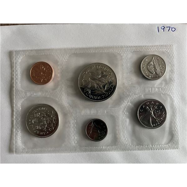 1970 sealed and uncirculated Canadian coin set