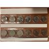 Image 2 : Canada 2000 Millennial Set of 12 quarters in commemorative pouch sleeve.
