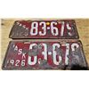 Image 1 : 1926 Sask Plate 83-679 (Pair)
