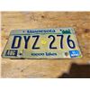 Image 1 : Minnesota Plate DYZ 276