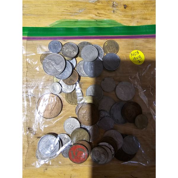 Bag of 50 World Coins