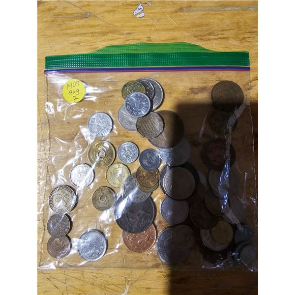 Bag of 50 World Coins