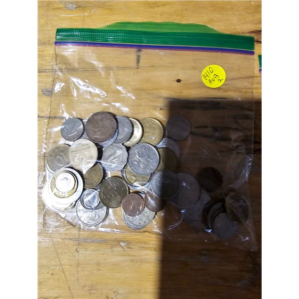 Bag of 50 World Coins