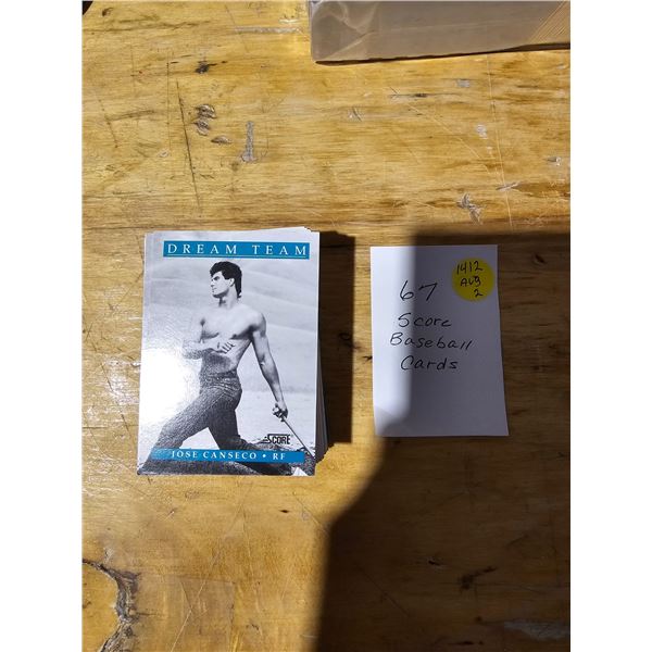 67 Score Baseball Cards 1991
