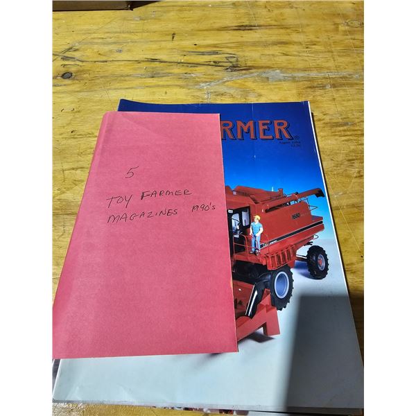5 Toy Farmer Magazines (1990's)