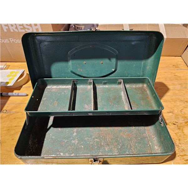 Antique Victor Metal Tackle Box