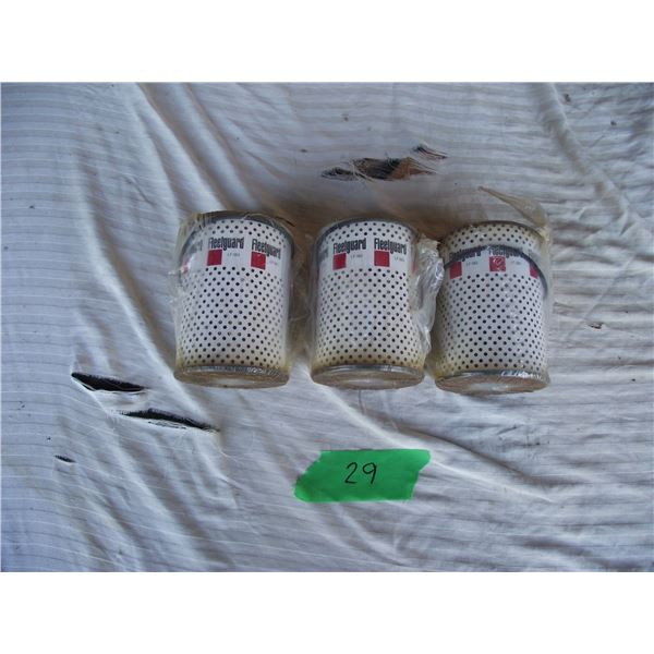 New unused Fleet guard filters x3, LF-563. Still sealed in plastic.