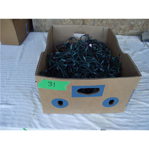 A few strings of Christmas lights ??