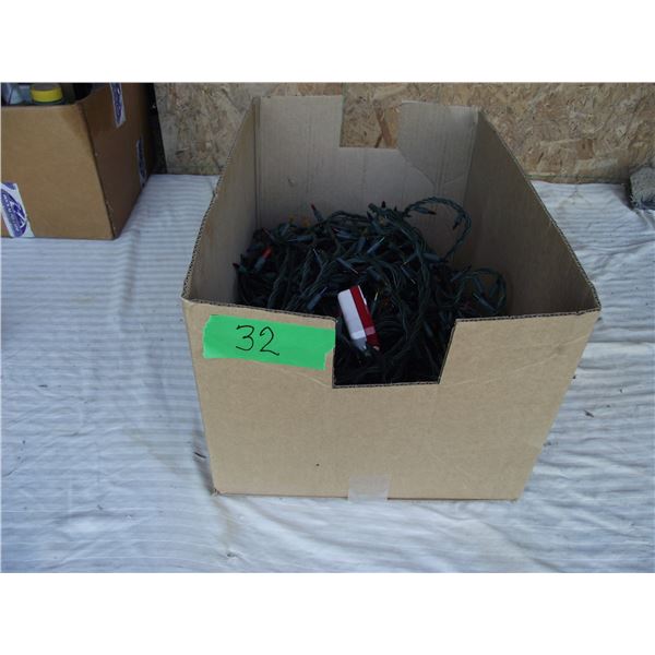 A few strings of Christmas lights ??