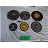 Image 1 : Assorted saw blades and cutting discs, mostly new.