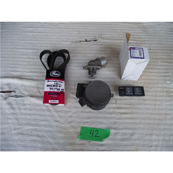Fan belt (new)2002-12 Chev/GMC 5300V8 w/105 amp alt and 100C therm (good)& working MAFS, 1994-98 4X4