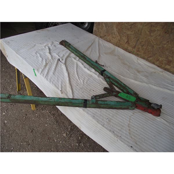 Tow bar, light duty with a 1-7/8 ball receiver . Kind of an antique