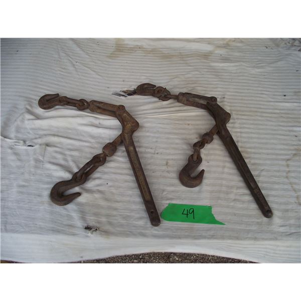 Two chain boomers, good shape.