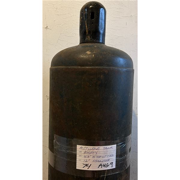 Acetylene Tank Empty Large