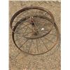 Image 1 : 2- 45" drill steel wheels