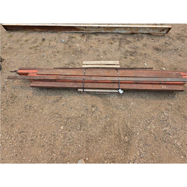 Pallet of misc iron- bars, pipes