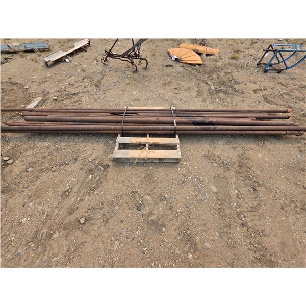 Pallet of 13pc drill pipe  - 2-1/2"x(15-20ft) blanks