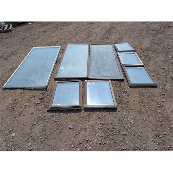 Lot of Windows - 5-30"x21 1/2" (2) Doors 78"x30" 1/2" (1) Door 78"x34"
