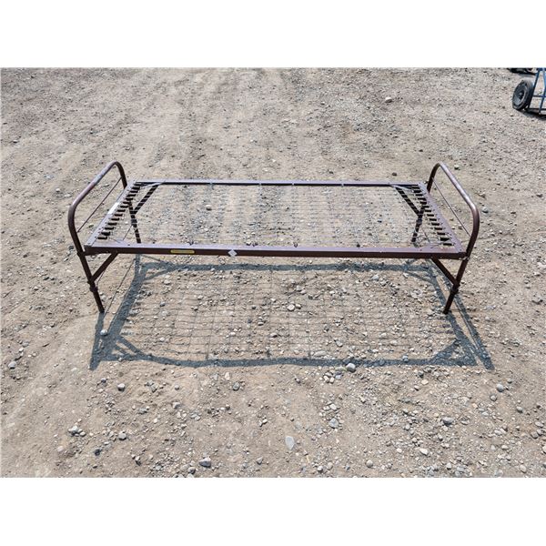 71"x31"x18" Vintage Folding Single Bed Frame / Spring