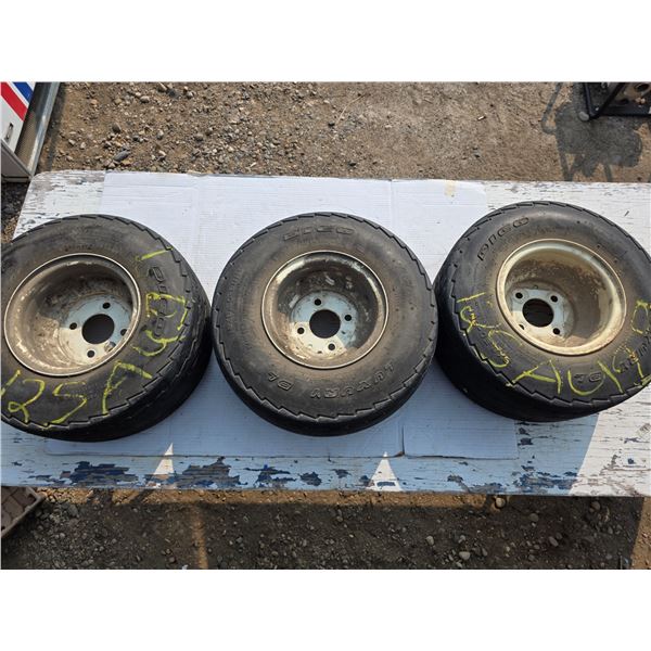 3 golf cart tires- size 18x8.50