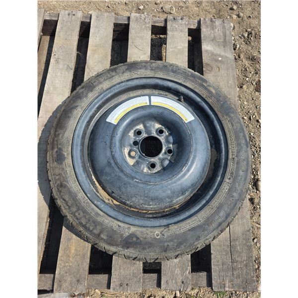 Tire and rim- size T135/80D16