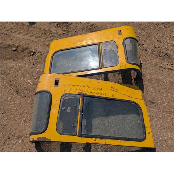 (2) Vintage 1970 Land Cruiser FJ Rare 1/4 window Doors