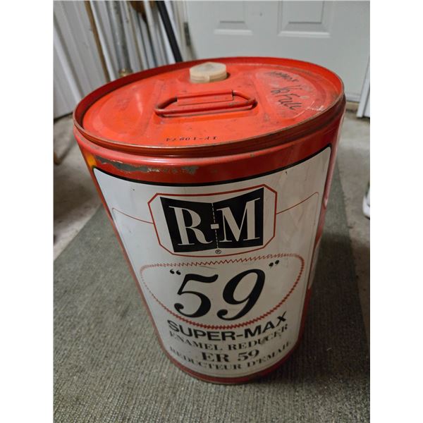Open Pail- 5 Gal R-M '59' Enamel Reducer For Auto Refinishing