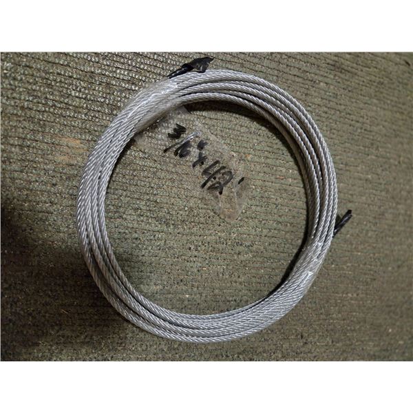 42' Of 3/16" New Cable