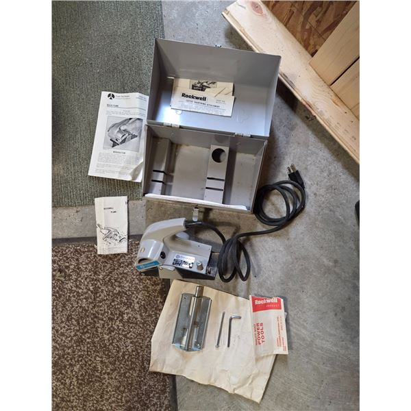 Rockwell Electric Block Plane in Metal Box - Working