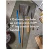 Image 1 : #10 Shovel-Machete w/ Cover- New 37" Conduit Bender Handle
