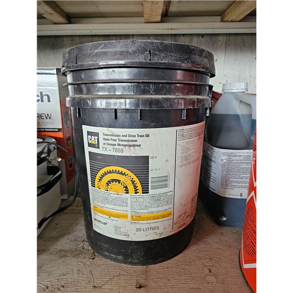 Unopened 20L CAT Transmission/Drivetrain Oil