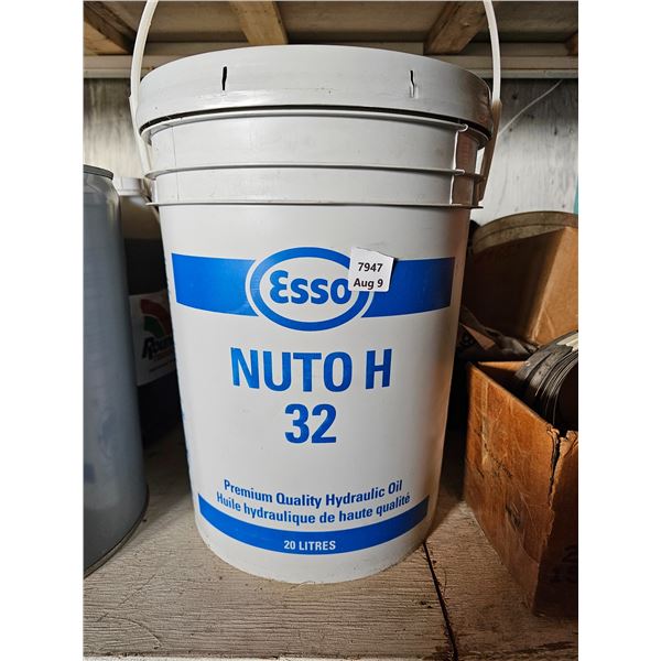 Unopened 20L ESSO NUTO H 32 Oil