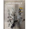 Image 1 : Assorted Cable Clamps & Thimbles