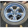 Image 2 : Set of 4 17" Aluminum Wheels w/ Bald Tires - 5x4.5"