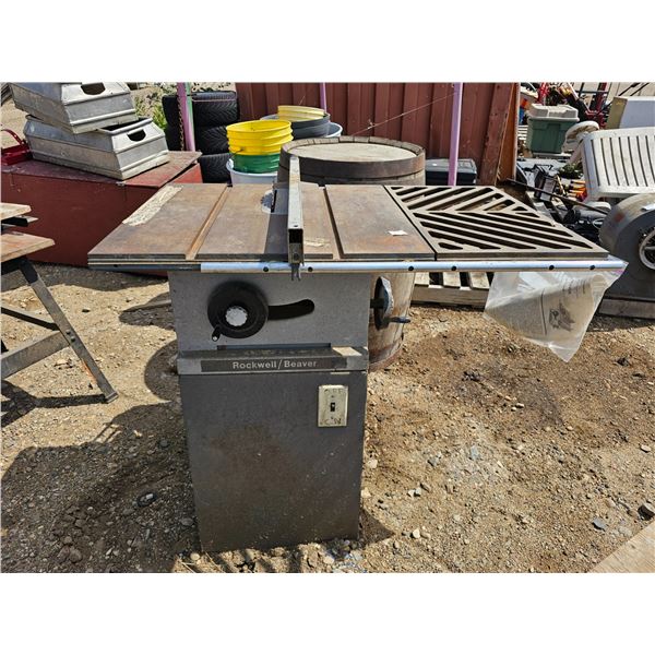 rockwell/Beaver Table Saw - untested