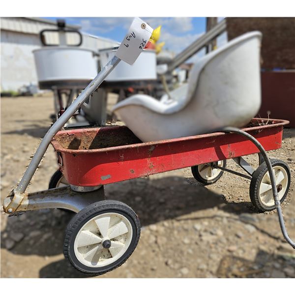 Vintage Red Wagon
