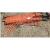 Image 1 : Steel Fence posts w/ Orange Snow Fence