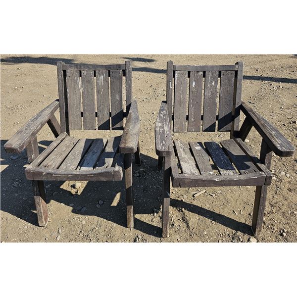 Pair of Wooden Chairs