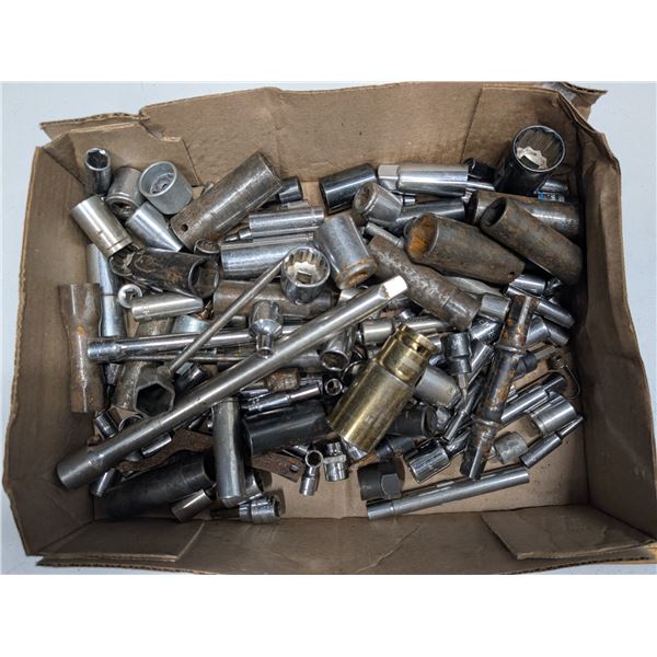 Box full of Sockets and etc.