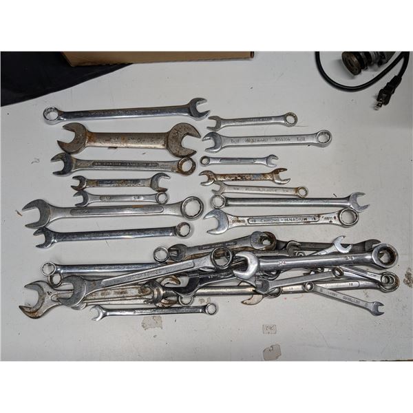 Box full of Stanley, Westward, and etc. Wrenches (Smaller)