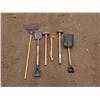 Image 1 : Lot of Misc. Tools (Shovel Axe, Sledge Hammer, etc.)