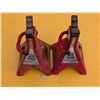 Image 1 : (2) Power Hydraulics 3 ton Jack Stands (ok Condition)