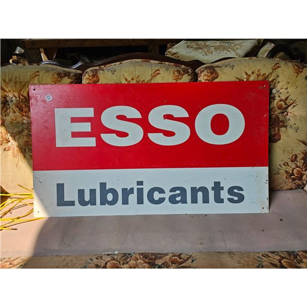48x27 Esso Lubricants Metal Sign