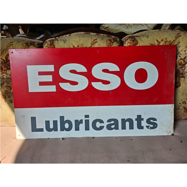 48x27 Esso Lubricants Metal Sign