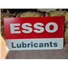 Image 1 : 48x27 Esso Lubricants Metal Sign