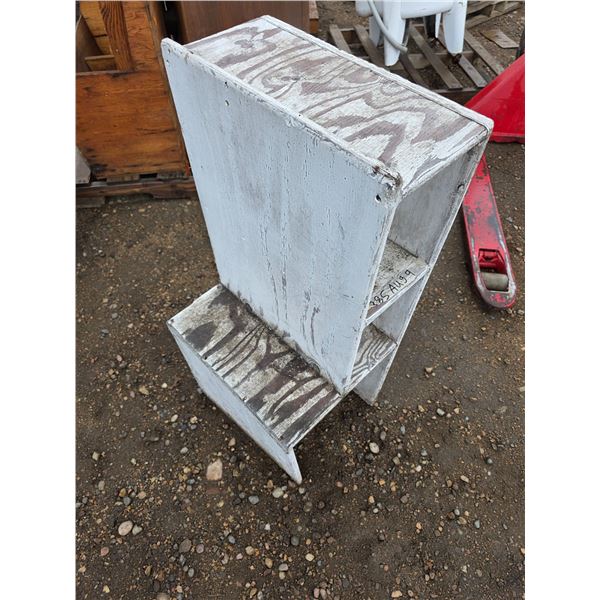 Wood shelving unit- 40"H