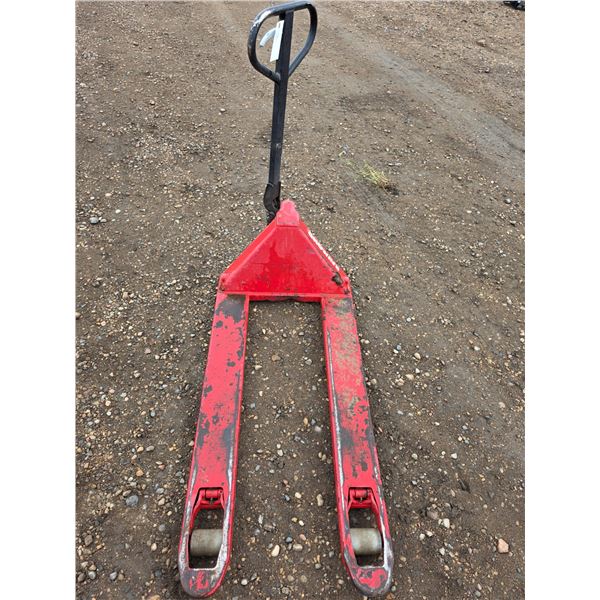 raymond red pallet jack